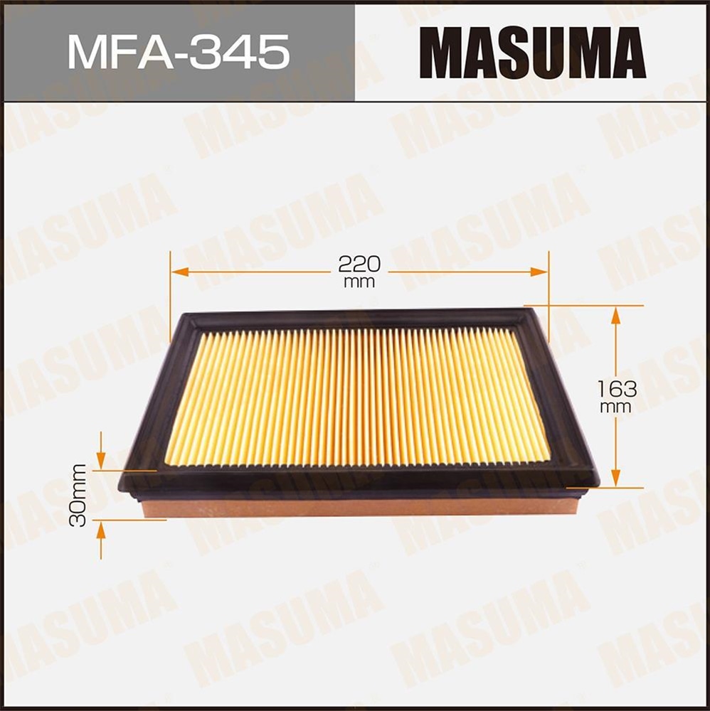 MASUMA MFA345 Фильтр воздушный INFINITI FX, QX 3.5, 3.7, 5.0 08 -
