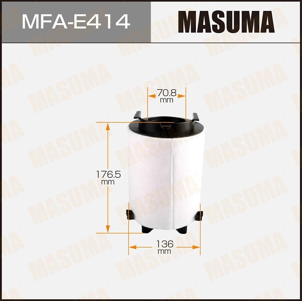 MASUMA MFAE414 Фильтр воздушный AUDI A3, SKODA OCTAVIA, VW GOLF 1.6-2.0 03 -
