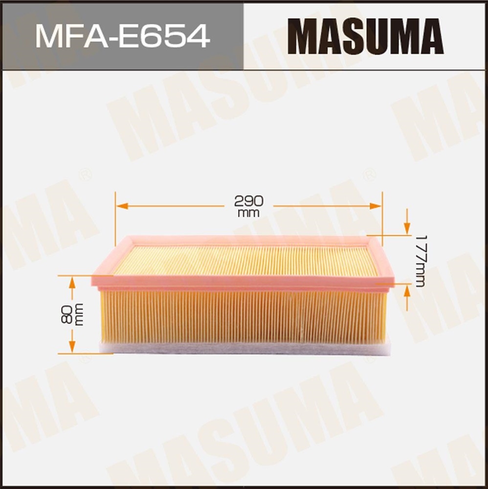 MASUMA MFAE654 Фильтр воздушный VOLKSWAGEN PASSAT 15-
