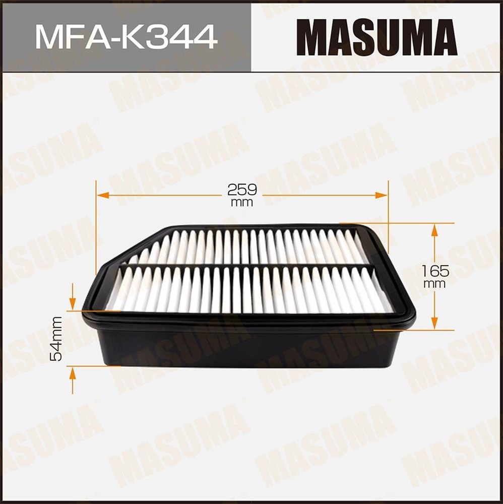 MASUMA MFAK344 Фильтр воздушный HYUNDAI IX35, KIA SPORTAGE 10 -