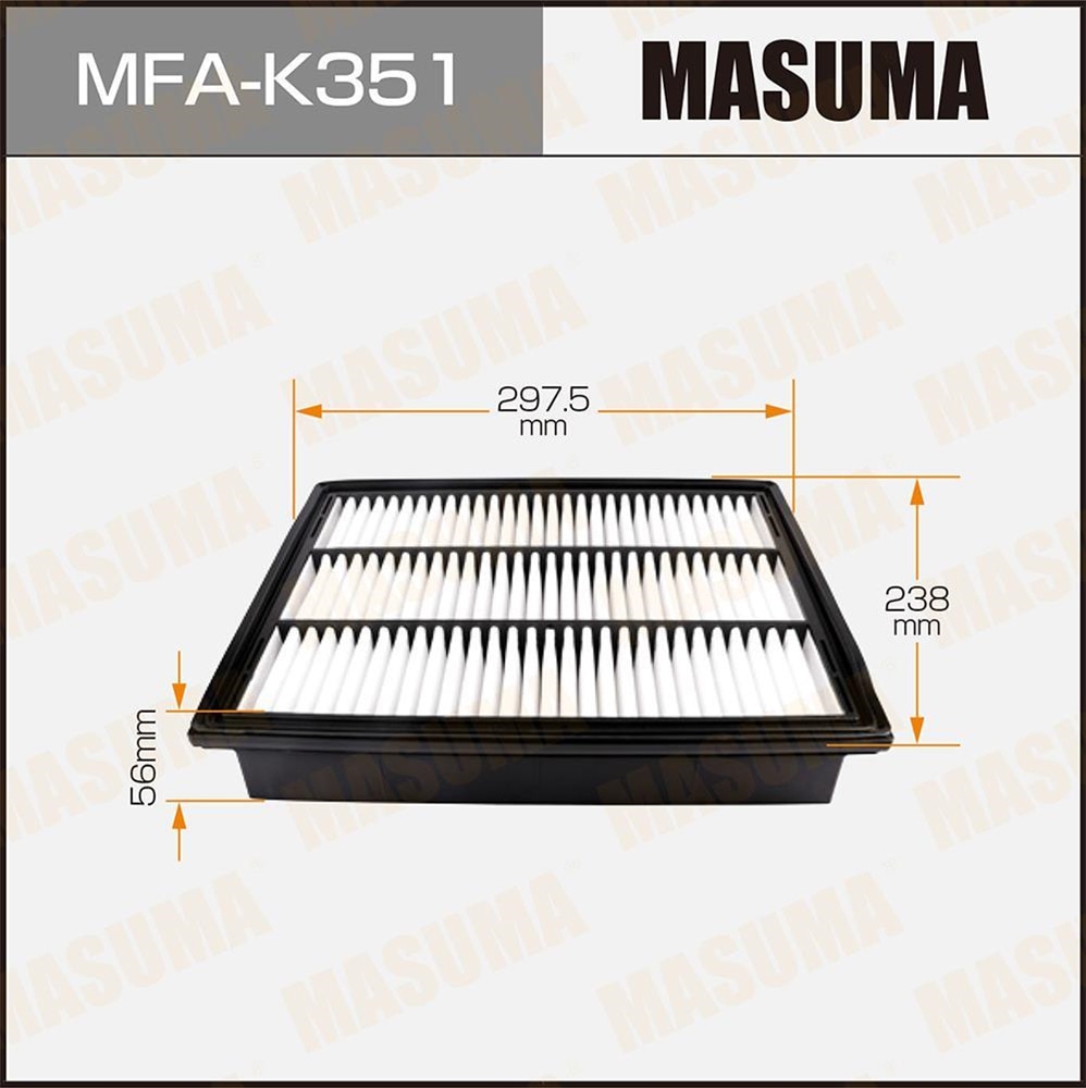 MASUMA MFAK351 Фильтр воздушный SSANG YONG ACTYON 2005 -