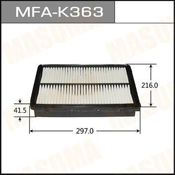 MASUMA MFAK363 Фильтр воздушный KIA SORENTO PRIME 15-
