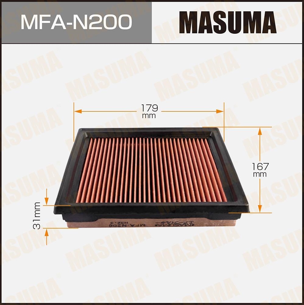MASUMA MFAN200 Фильтр воздушный пропитка