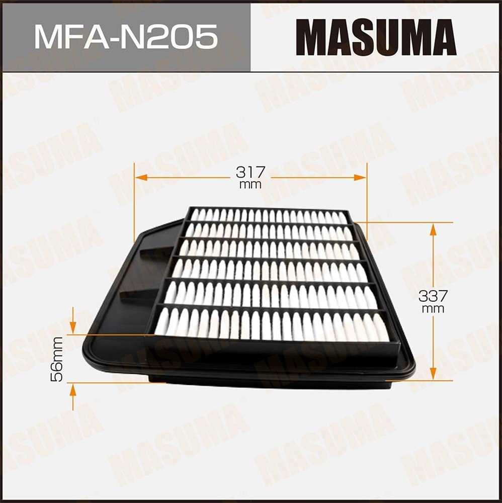 MASUMA MFAN205 Фильтр воздушный NISSAN PATROL 5.6L, INFINITI QX 56 10->