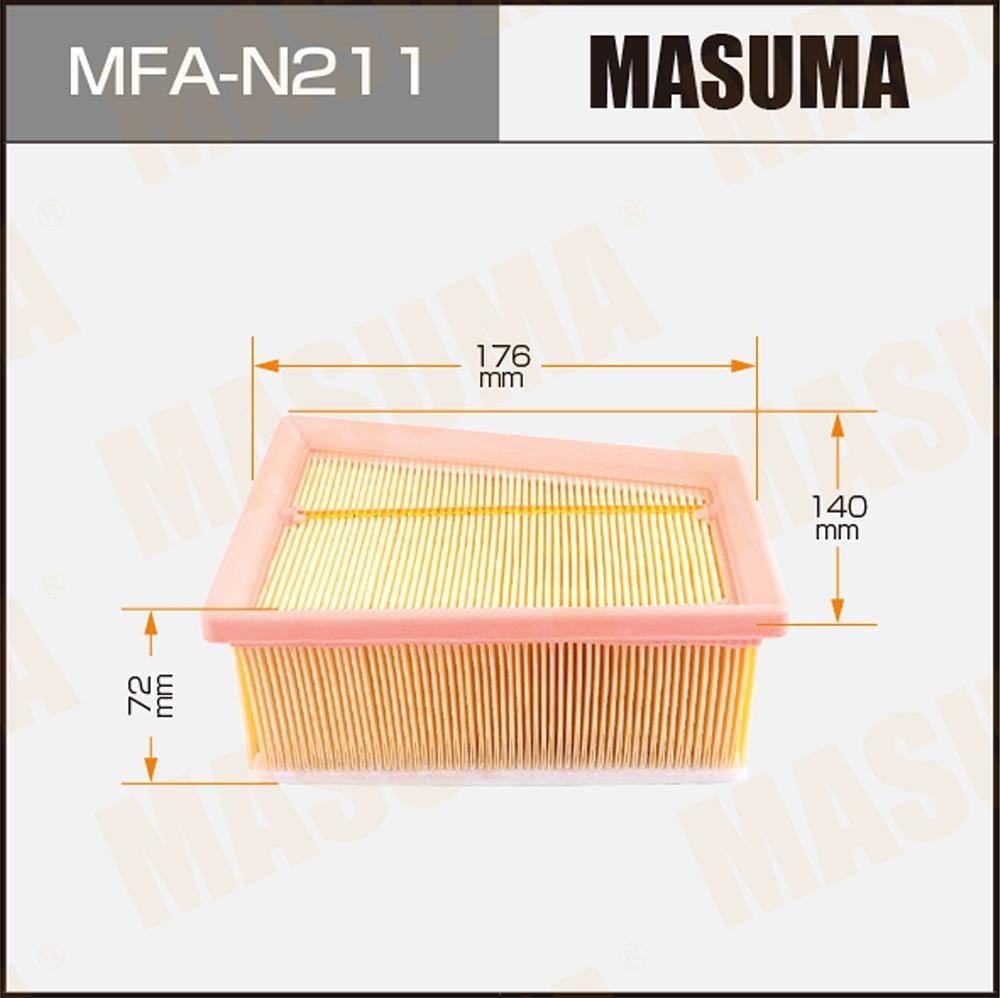 MASUMA MFAN211 Фильтр воздушный RENAULT KANGOO, DUSTER, MEGANE II 97 -
