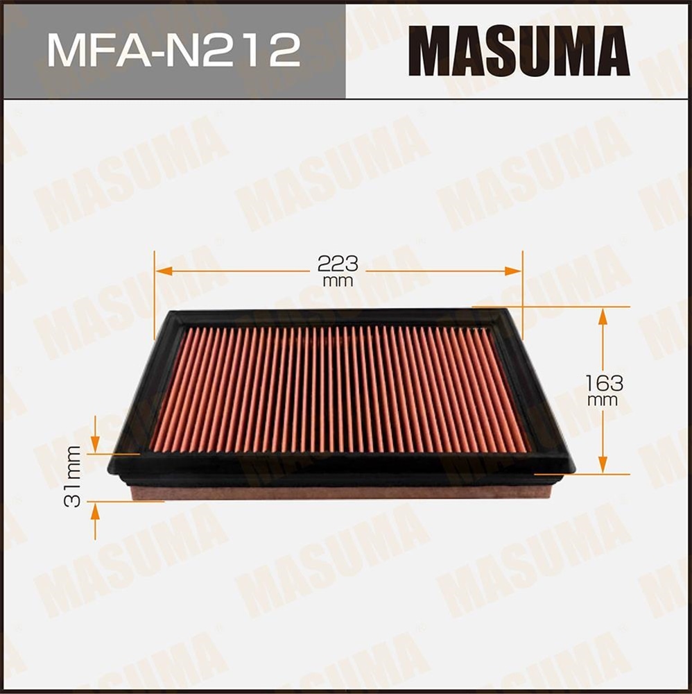 MASUMA MFAN212 Фильтр воздушный INFINITI FX37 13 -