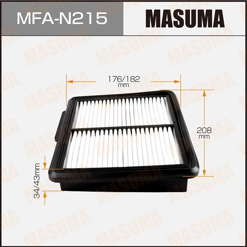 MASUMA MFAN215 Фильтр воздушный INFINITY M35, 45, 37, 56 2010-