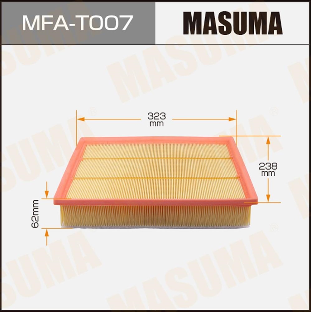 MASUMA MFAT007 Фильтр воздушный TOYOTA LAND CRUISER PRADO, 4RUNNER 4, 0 09->