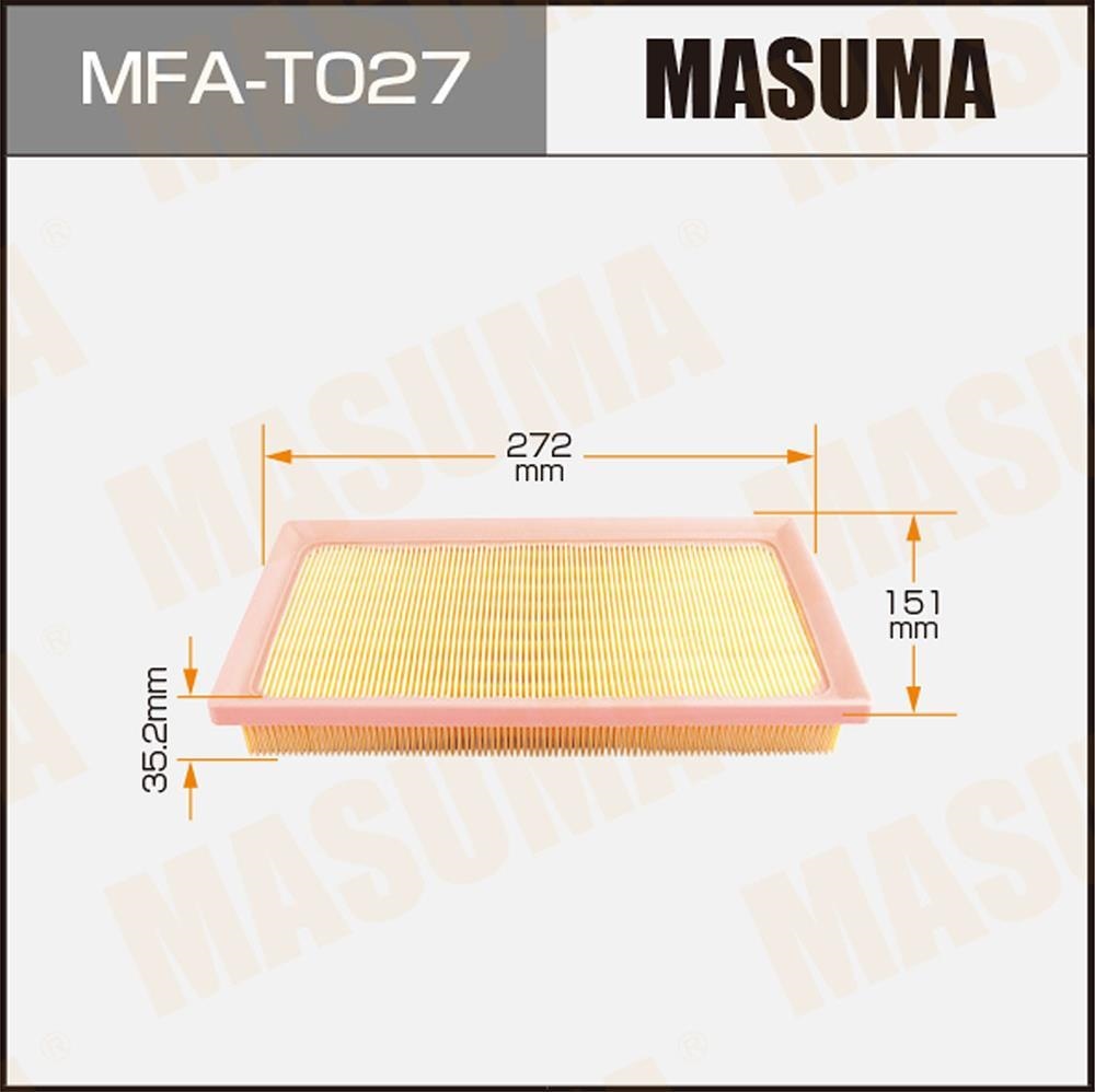 MASUMA MFAT027 Фильтр воздушный TOYOTA CAMRY 2.5 17 -