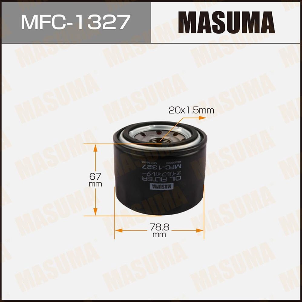 MASUMA MFC1327 Фильтр масляный