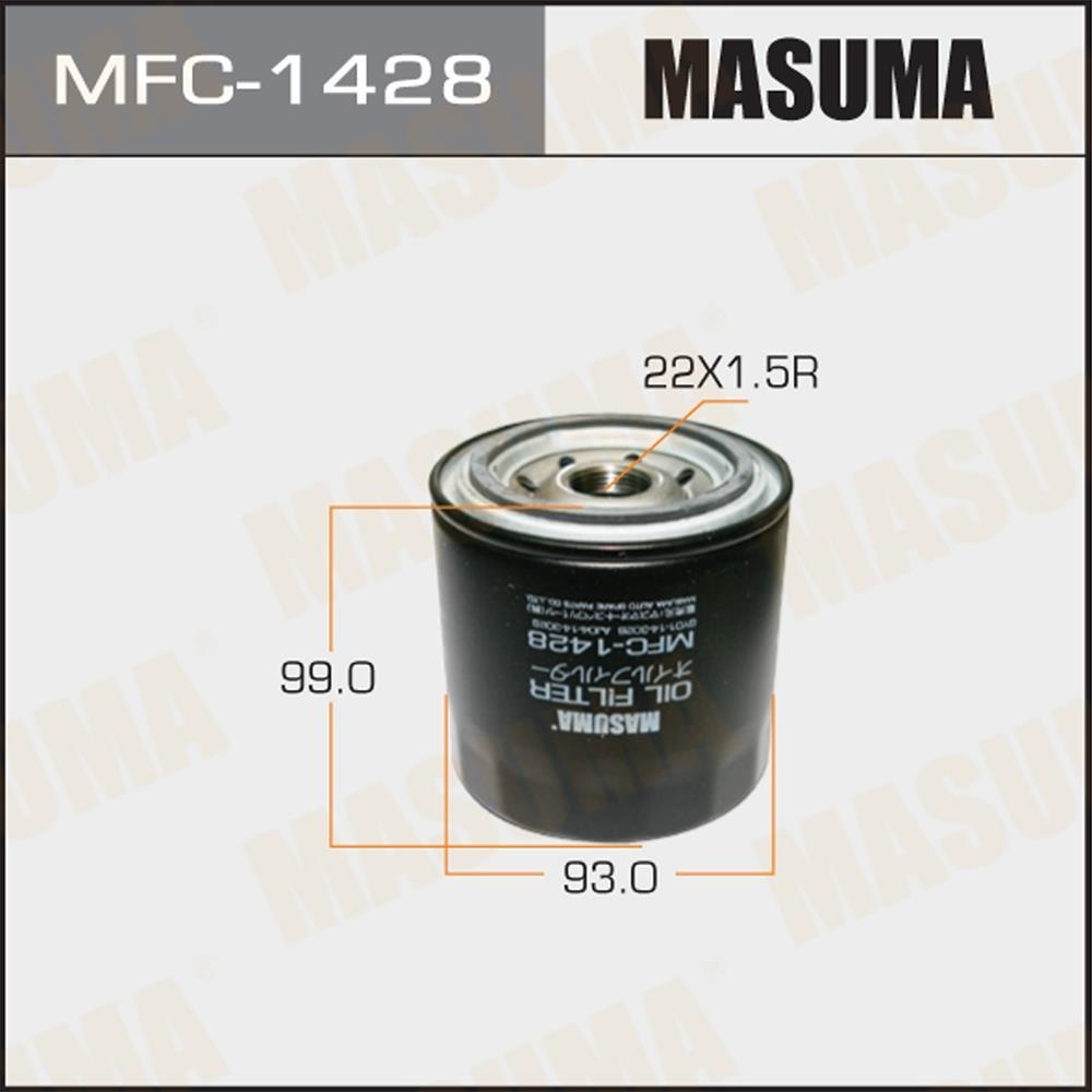 MASUMA MFC1428 Фильтр масляный MAZDA MPV, TRIBUTE, FORD ESCAPE, MONDEO 00 -