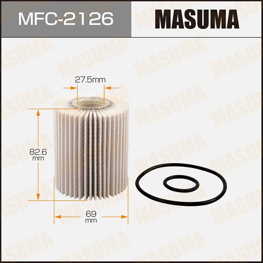 MASUMA MFC2126 Фильтр масляный TOYOTA CROWN 03-12, MARK X 04-