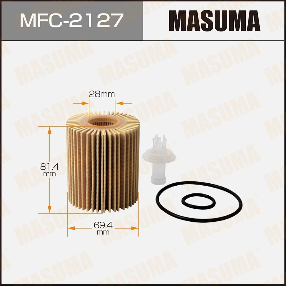 MASUMA MFC2127 Фильтр масляный LEXUS GS, IS, RC 2.5, 3.5, 4.6, 5.0 05 -
