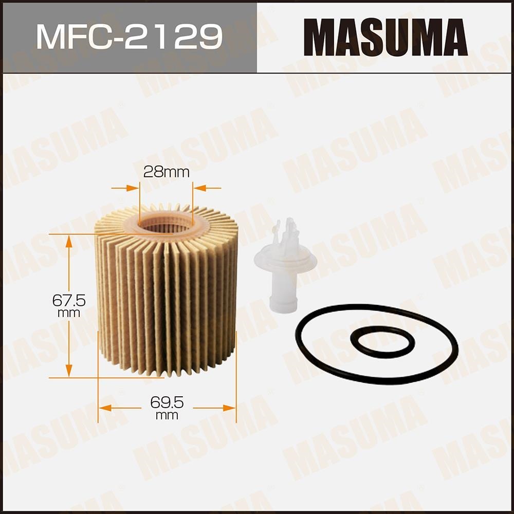 MASUMA MFC2129 Фильтр масляный LEXUS RX 300, 350, 450H 03-09, 08-