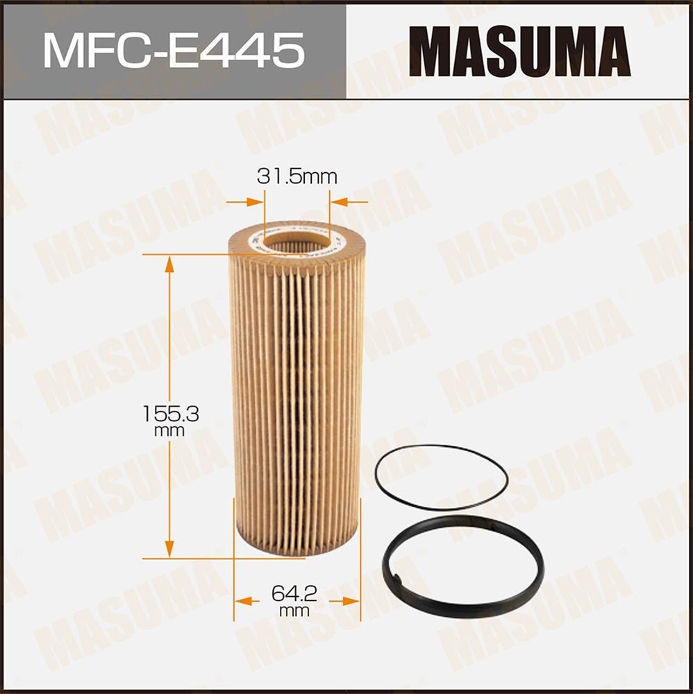 MASUMA MFCE445 Фильтр масляный AUDI A4, A6, A8 2.4-3.2FSI 2004-