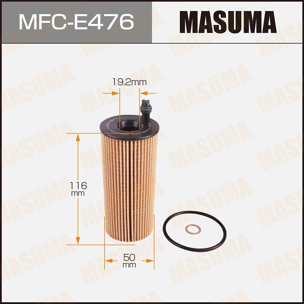 MASUMA MFCE476 Фильтр масляный BMW E90, F10 2.0D, 2.5D, 3.5D