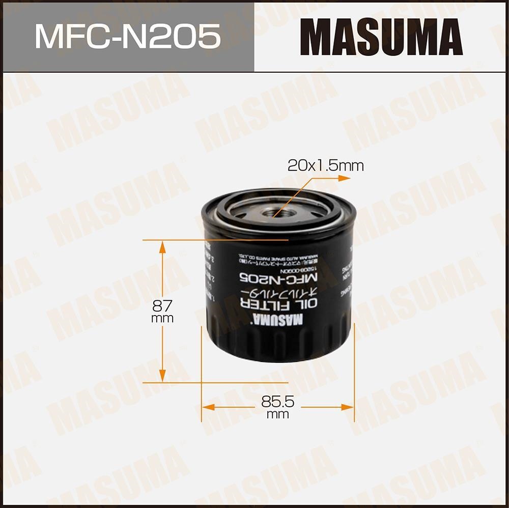 MASUMA MFCN205 Фильтр масляный