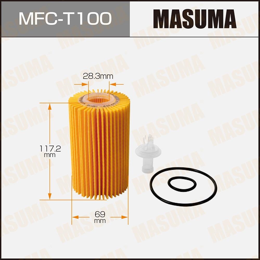 MASUMA MFCT100 Фильтр масляный TOYOTA LAND CRUISER 200 4.5D 08-