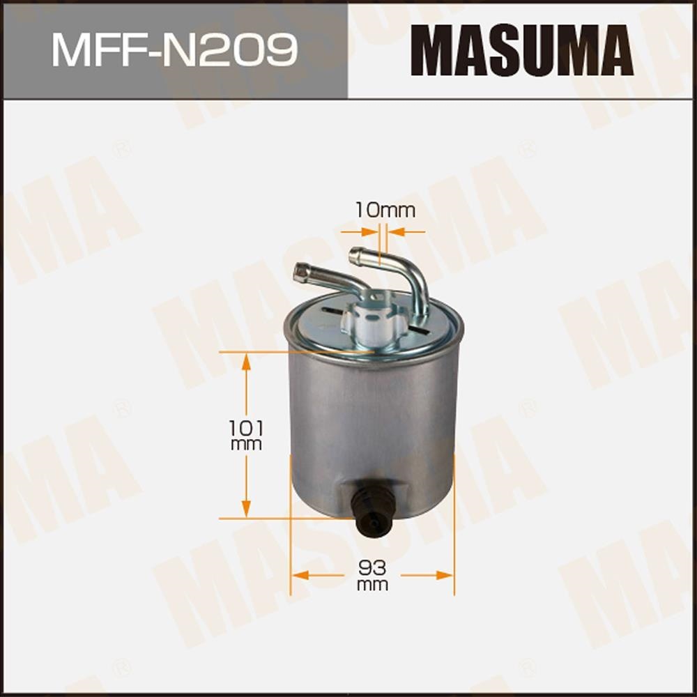 MASUMA MFFN209 Фильтр топливный NISSAN NAVARA, PATHFINDER YD25DDTI 2006 -