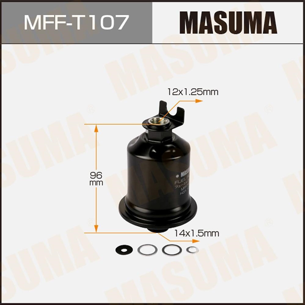 MASUMA MFFT107 Фильтр топливный FS-1138/FS-1025/1028, JN-3209/3060/3061/3062/3065 высокого давления