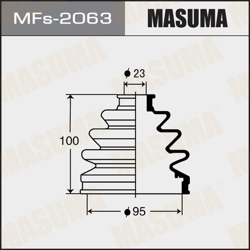 MASUMA MFS2063 Пыльник ШРУСа пер. наруж.