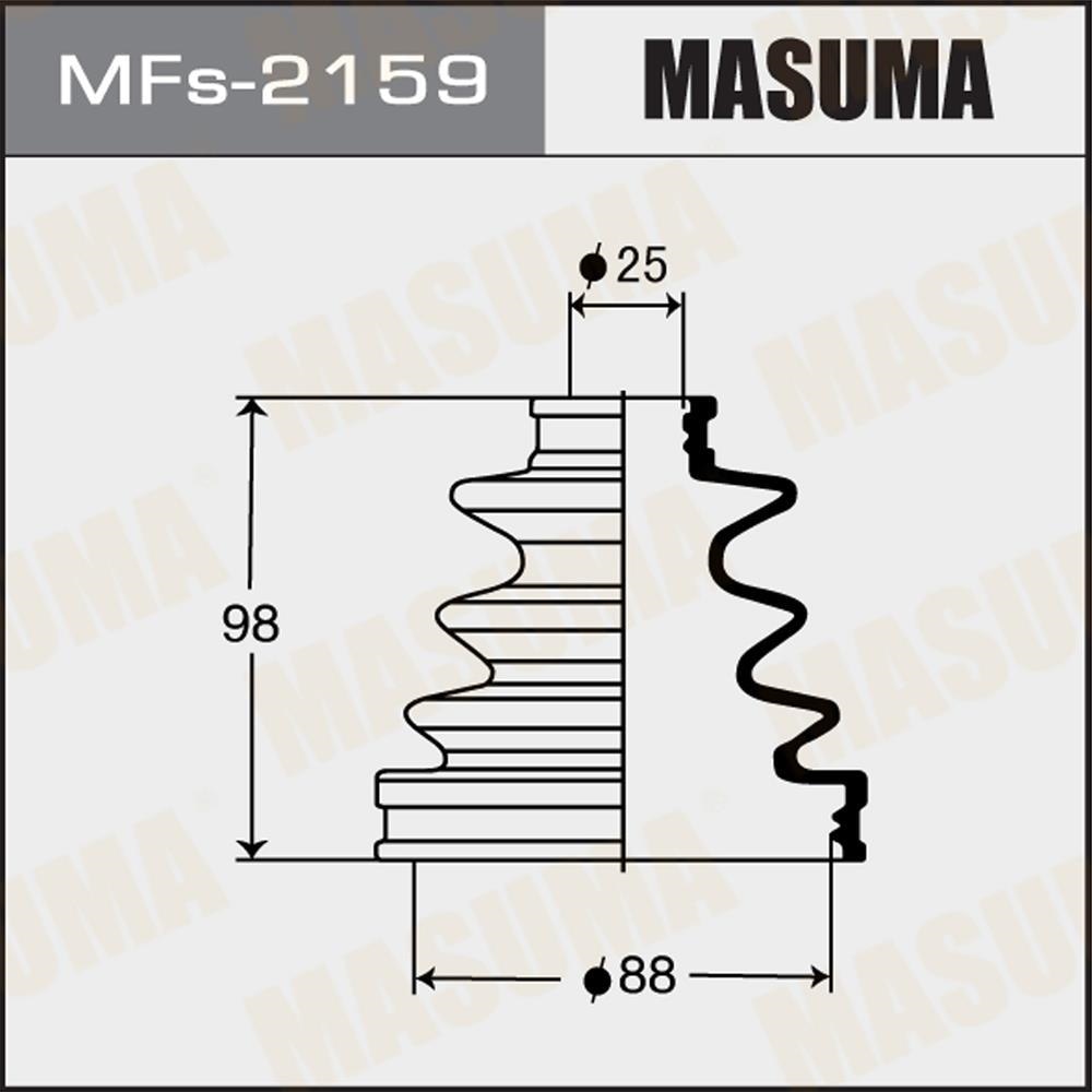 MASUMA MFS2159 Пыльник ШРУСа задн. наруж. силикон