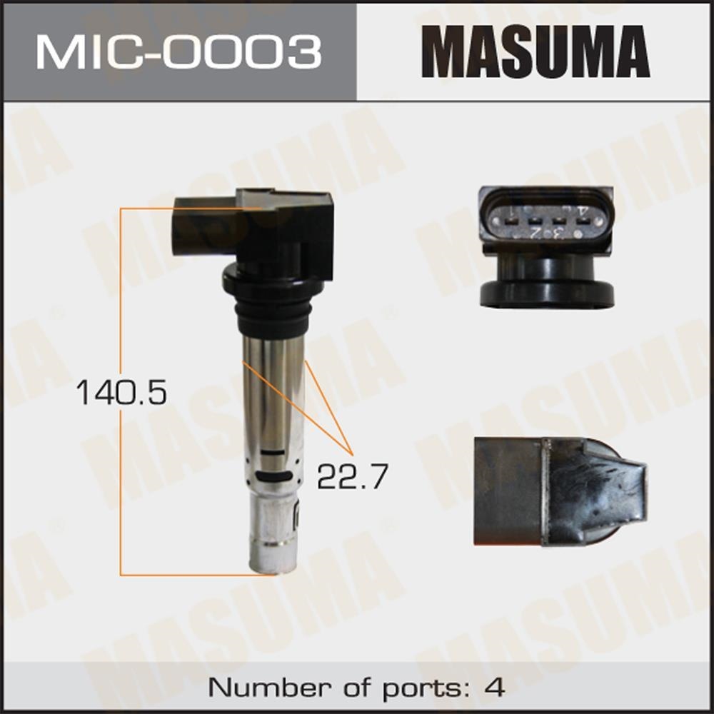 MASUMA MIC0003 Катушка зажигания