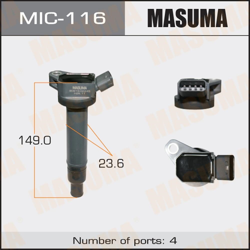 MASUMA MIC116 Катушка зажигания
