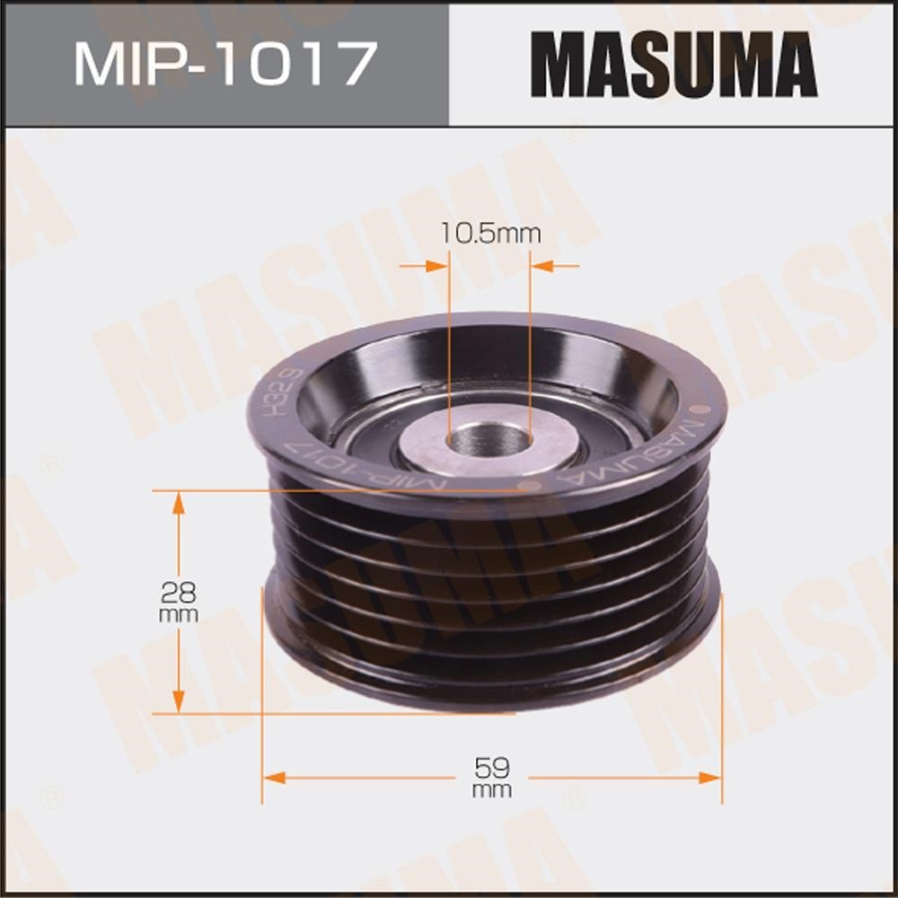MASUMA MIP1017 Ролик обводной ремня привода навесного оборудования