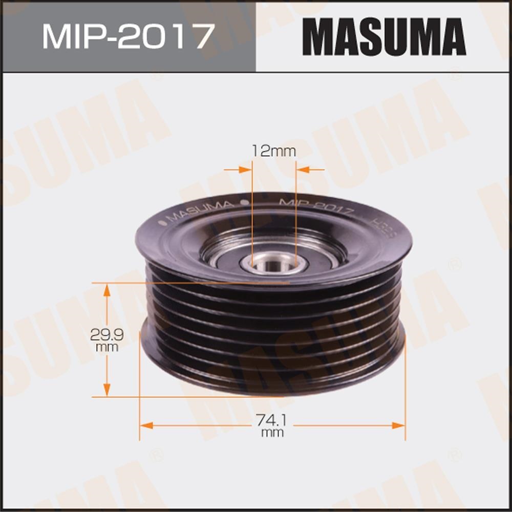 MASUMA MIP2017 Ролик обводной VR38DETT, VQ40DE, VQ37VHR, VQ35HR, VK56VD, HR15DE
