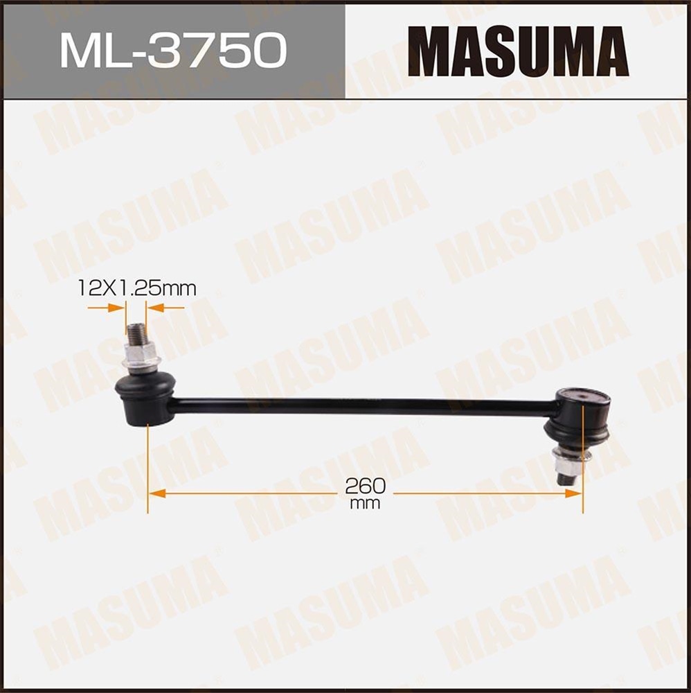 MASUMA ML3750 Стойка стабилизатора пер. TOYOTA CAMRY ACV3, MCV3 01-06