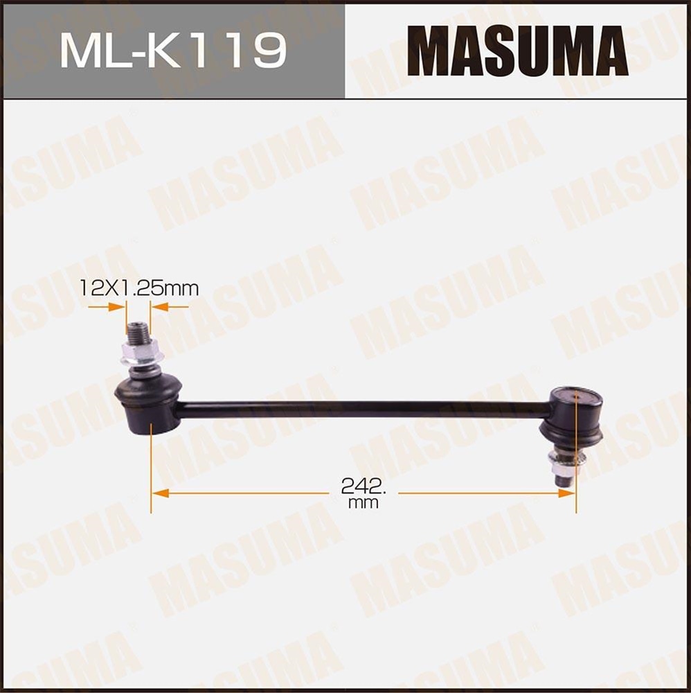 MASUMA MLK119 Стойка стабилизатора пер. HYUNDAI ELANTRA (HD)(2006-), I-30 (FD), KIA CEED