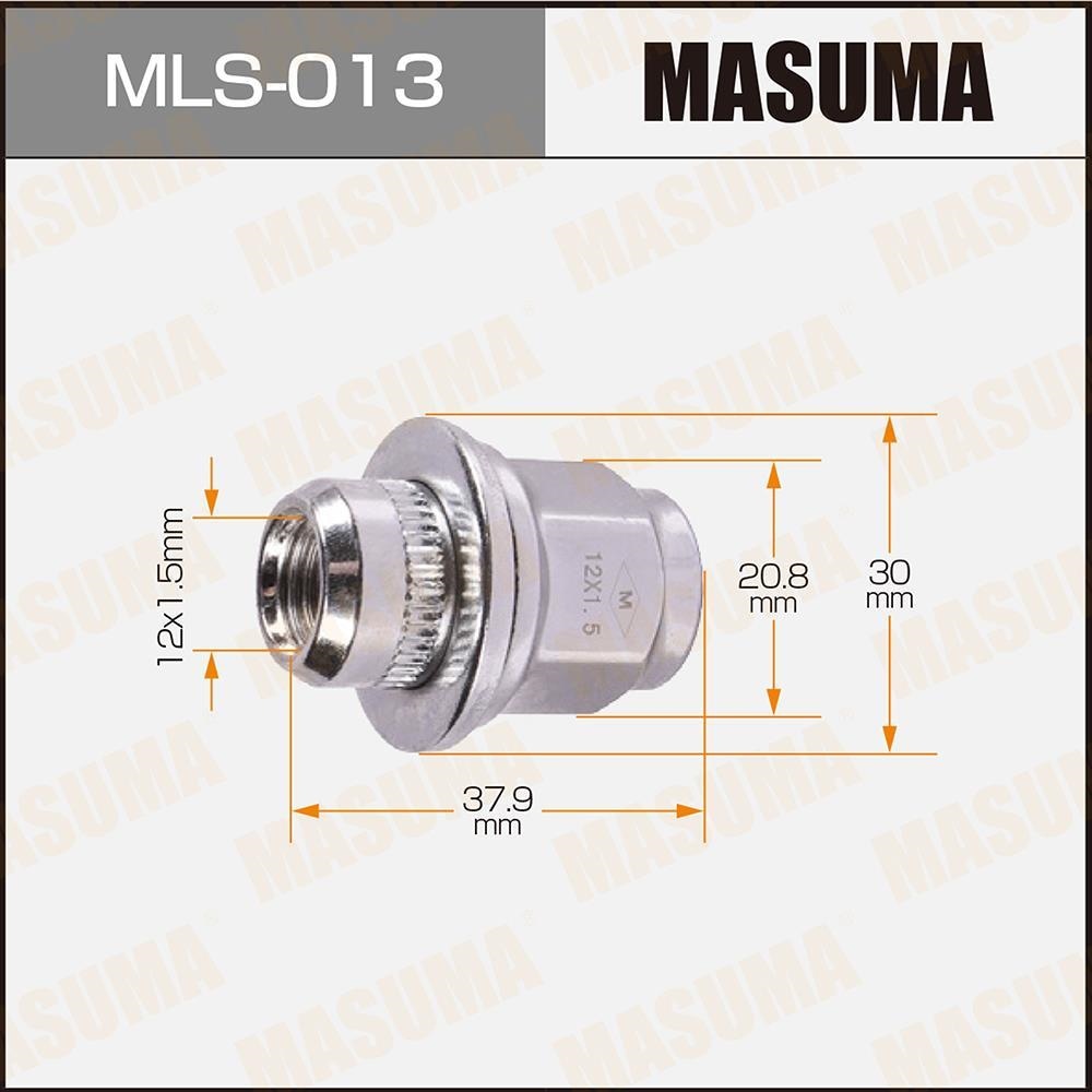 MASUMA MLS013 Гайка колесная M12х1.5(R)х38мм