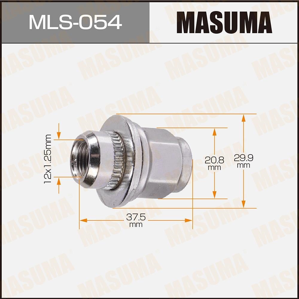 MASUMA MLS054 Гайка колесная М12X1.25