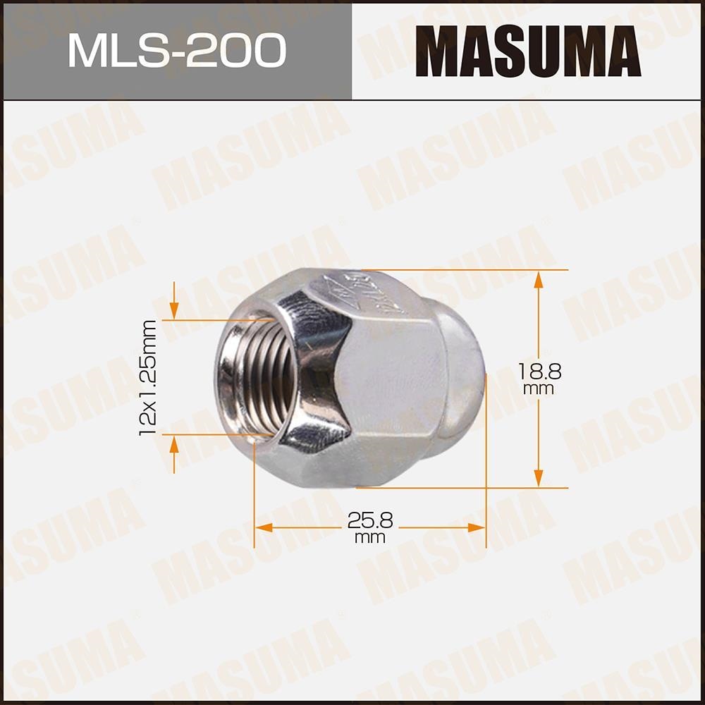 MASUMA MLS200 Гайка колесная SUBARU