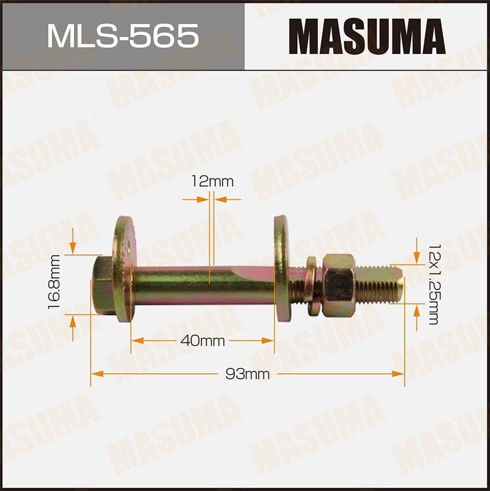 MASUMA MLS565 Болт эксцентрик к-т