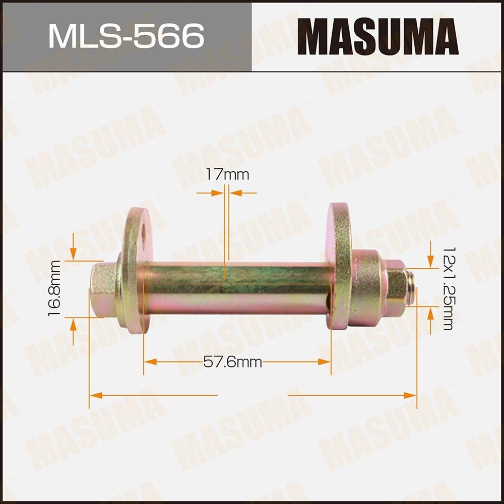 MASUMA MLS566 Болт эксцентрик TOYOTA RAV4 00-05