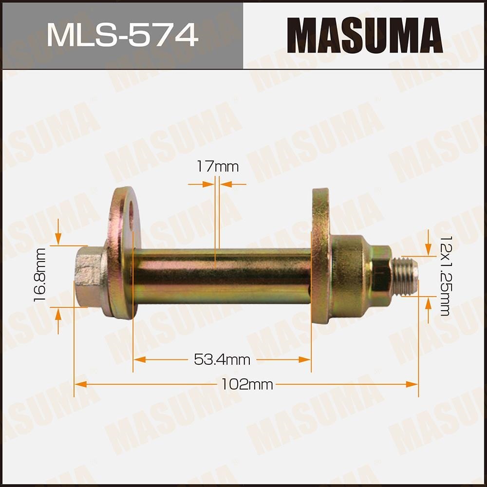 MASUMA MLS574 Болт эксцентрик TOYOTA CAMRY 94-11