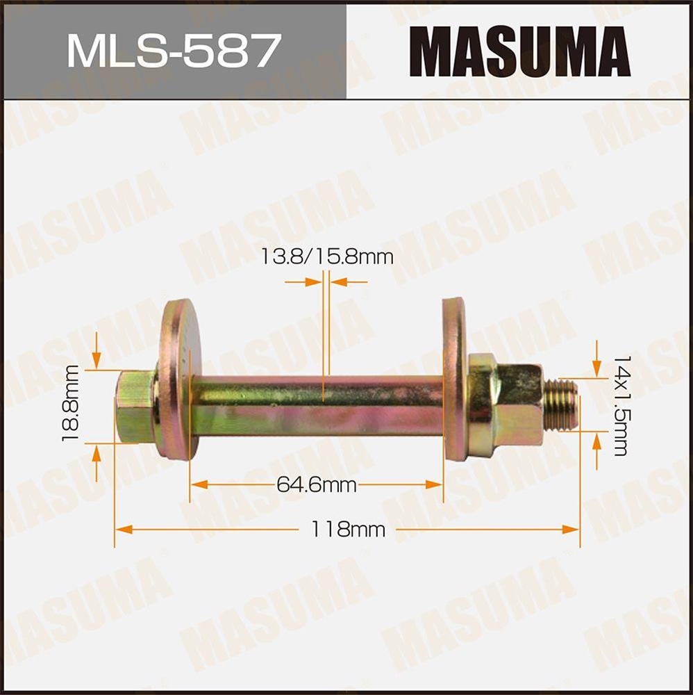 MASUMA MLS587 Болт эксцентрик к-т.