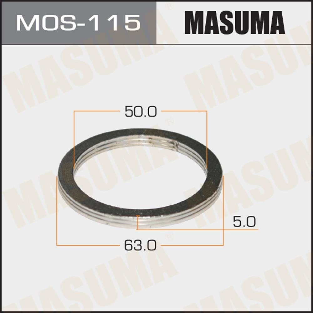 MASUMA MOS115 Кольцо уплотнительное выхлопа 50х63 TOYOTA