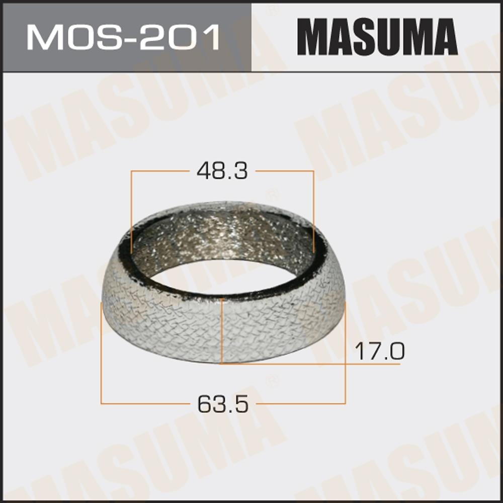MASUMA MOS201 Кольцо уплотнительное выхлопной системы TOYOTA