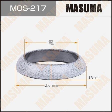 MASUMA MOS217 Кольцо уплотнительное выхлопа 52X67, 1