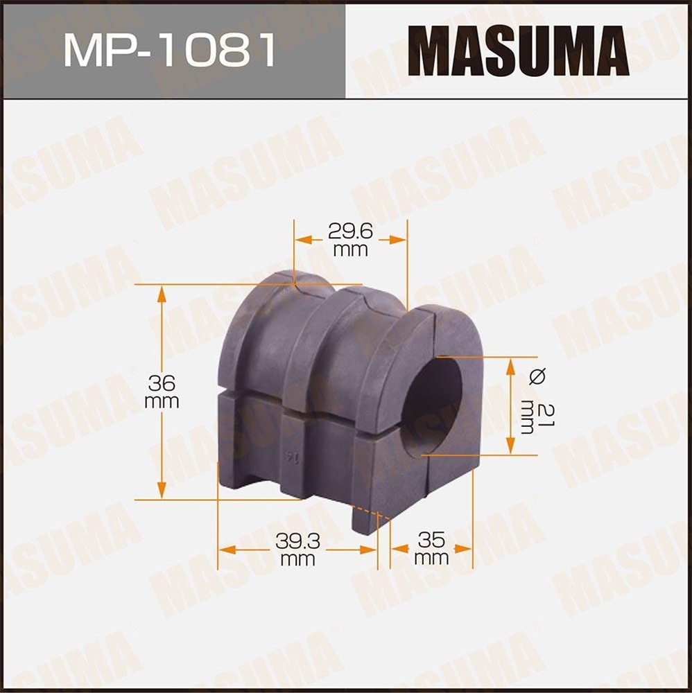 MASUMA MP1081 Втулка стабилизатора пер.