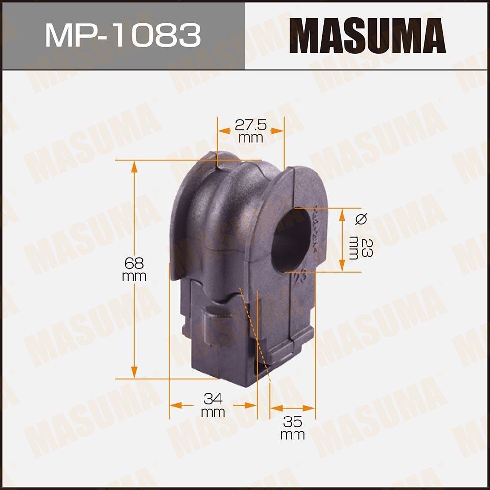 MASUMA MP1083 Втулка стабилизатора пер. D23мм. NISSAN QASHQAI J10E 06-13