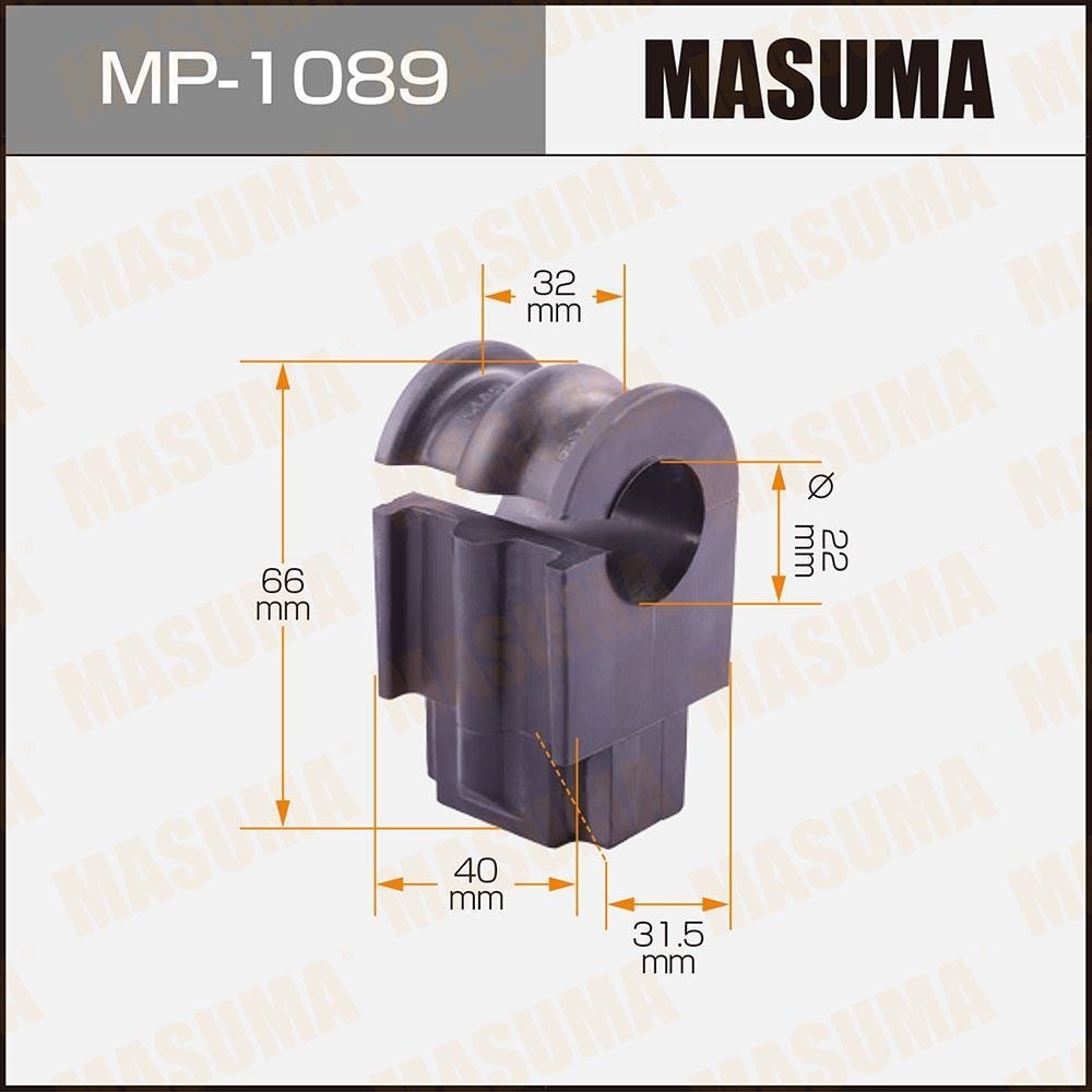 MASUMA MP1089 Втулка стабилизатора пер. D22мм. NISSAN TIIDA C11 05-12