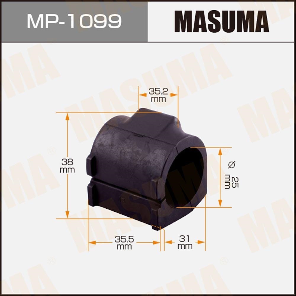 MASUMA MP1099 Втулка стабилизатора пер. D25мм NISSAN ALMERA 2012-