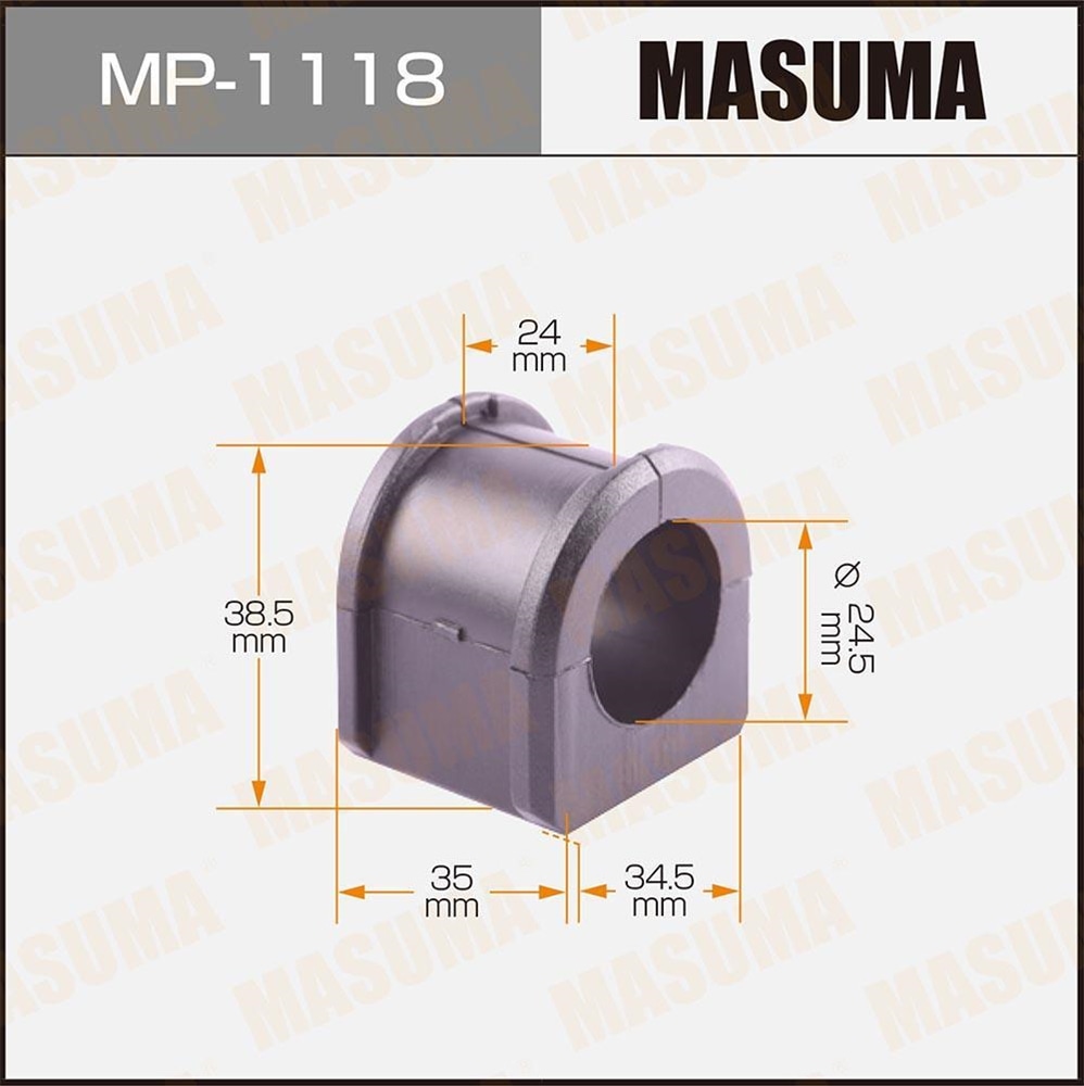 MASUMA MP1118 Втулка стабилизатора /rear/ MAZDA3 09- [уп.2]