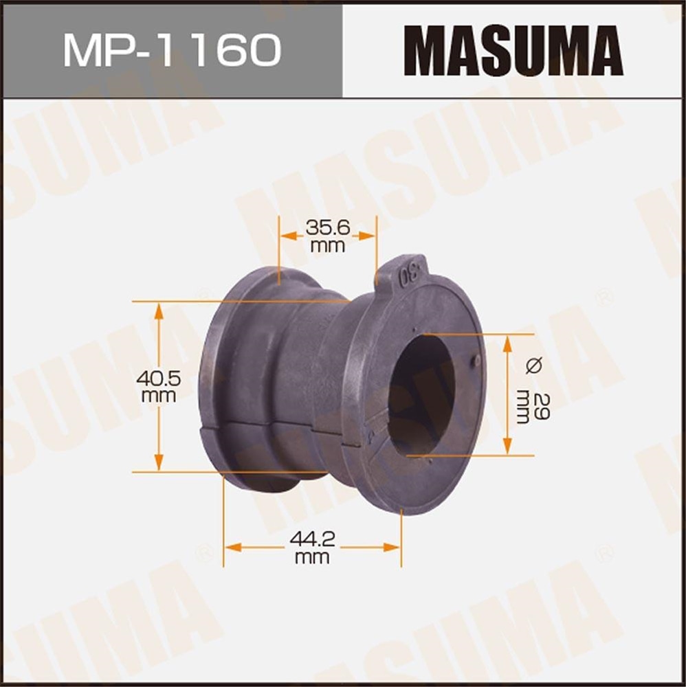 MASUMA MP1160 Втулка стабилизатора зад. TOYOTA LAND CRUISER PRADO(150) 3.0D-4.0 09-, 4RUNNER 4.0 09