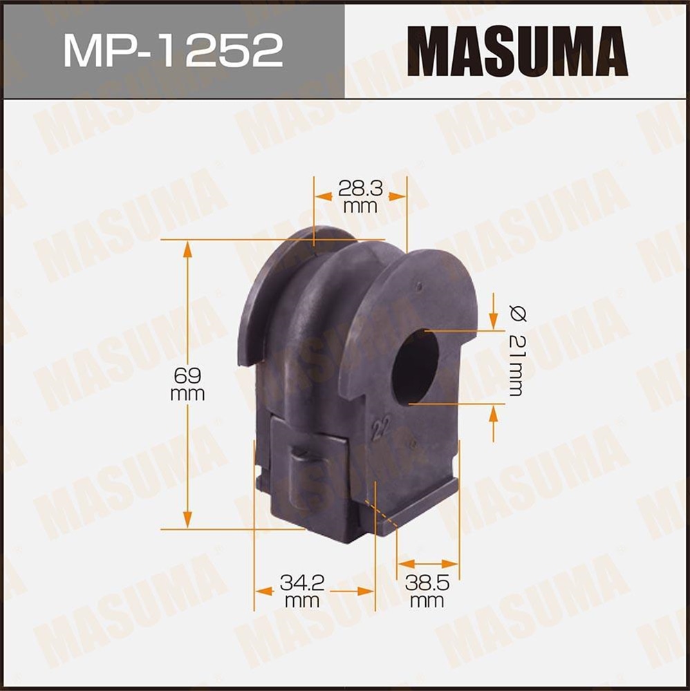 MASUMA MP1252 Втулка стабилизатора пер.