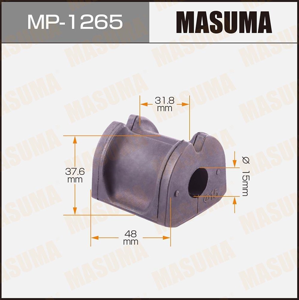 MASUMA MP1265 Втулка стабилизатора зад. D15, 1мм. SUBARU IMPREZA 07-11